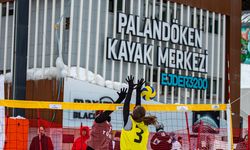 Palandöken'de Ünilig Kar Voleybolu Türkiye Şampiyonası