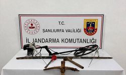 Şanlıurfa'da kaçak kazı yapan 2 zanlı suçüstü yakalandı