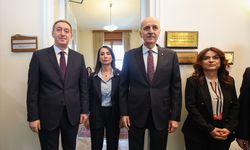 TBMM Başkanı Kurtulmuş, DEM Parti Eş Genel Başkanları Bakırhan ve Hatimoğulları'nı ziyaret etti