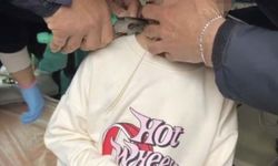 Adıyaman'da boynunu plastik kelepçeyle sıkan çocuğu itfaiye kurtardı