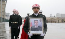 Ağrı'da askeri araç kazasında şehit olan Uzman Çavuş Akarsel için tören düzenlendi