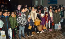 Amasya'da 150 yıldan fazla geçmişi olan 'sepet sallama' geleneği devam ediyor