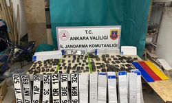 Ankara'da sahte plaka operasyonunda 2 şüpheli gözaltına alındı