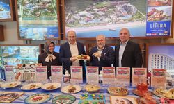 Antalya'da coğrafi işaretli ürünler tedarikçi firmaların katıldığı iftar sofrası için hazırlandı