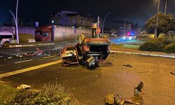 Aydın'da takla atan otomobildeki 2 kişi yaralandı