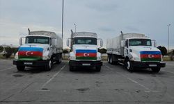 Azerbaycan İran'a insani yardım gönderdi