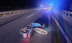 Balıkesir'de devrilen motosikletin sürücüsü öldü