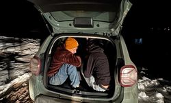 Bayburt'ta 8 düzensiz göçmen yakalandı