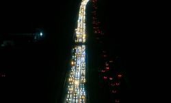 Bayram tatili dönüşünde Ankara girişinde trafik yoğunluğu yaşanıyor