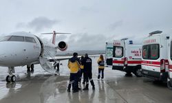 Bingöl'de rahatsızlanan bebek ambulans uçakla Ankara'ya sevk edildi