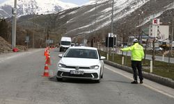 Bitlis'te emniyet kemeri uygulaması yapıldı