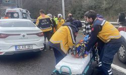 Bolu'da otomobille kamyonetin çarpıştığı kazada 2'si çocuk 4 kişi yaralandı