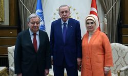 Cumhurbaşkanı Erdoğan, Birleşmiş Milletler Genel Sekreteri Guterres'i kabul etti