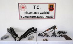 Diyarbakır'da düzenlenen operasyonlarda silah ve mühimmat ele geçirildi
