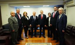 DSP Genel Merkezi'nde siyasi partiler arası bayramlaşma