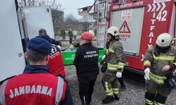 Düzce'de evde çıkan yangında yaşlı kadın öldü