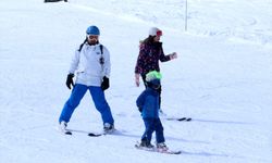 Erciyes'te hafta sonu yoğunluğu yaşanıyor