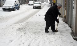 Erzurum, Kars ve Ardahan'da kar yağışı ile soğuk hava etkisini sürdürüyor