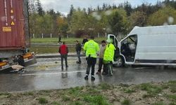 Eskişehir'de zincirleme trafik kazasında 1 kişi yaralandı