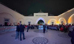 İsrail'in Mescid-i Aksa'yı ibadete kapatması Antalya'da protesto edildi