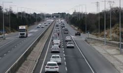 İstanbul-Tekirdağ kara yolunda bayram trafiği yoğunluğu başladı