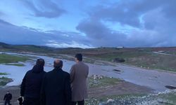 Kilis'te çayda mahsur kalan kişi kurtarıldı