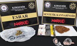 Kırşehir'de uyuşturucu operasyonunda 2 zanlı tutuklandı
