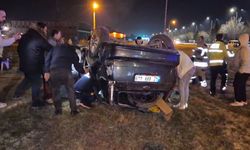 Kütahya'da iki otomobilin çarpıştığı kazada 1 kişi yaralandı