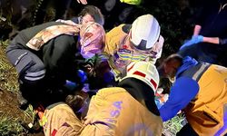 Manisa'da devrilen otomobildeki 1 kişi öldü, 3 kişi yaralandı