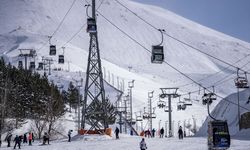 Palandöken'de hafta sonu yoğunluğu yaşanıyor