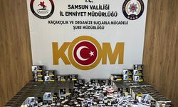 Samsun'da 22 bin makaron ele geçirilen operasyonda 4 şüpheli gözaltına alındı