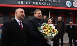 TOBB Başkanı Hisarcıklıoğlu, Kayseri'de ismi verilen AR-GE Merkezi'ni ziyaret etti