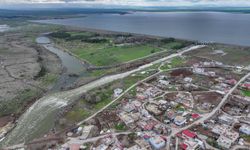Yağışlarla dolan Devegeçidi Baraj Gölü'nde su seviyesi tahliye aşamasına ulaştı