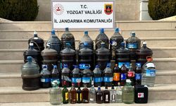Yozgat'ta 343 litre sahte alkol ele geçirildi