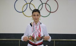13 yaşındaki milli tekvandocu Adil Haktan'ın 'çifte' hedefi