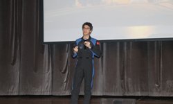 Astronot Tuva Cihangir Atasever, Isparta'da öğrencilerle buluştu