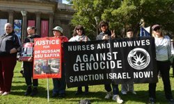 Avustralya'da 'Filistinli Esirler Günü' dolayısıyla protesto düzenlendi