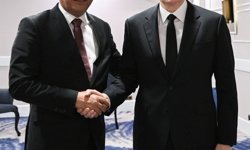 Azerbaycan Cumhurbaşkanı Aliyev ile KKTC Cumhurbaşkanı Erhürman, Antalya'da görüştü