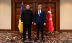 Bakan Fidan, Ukrayna Ulusal Güvenlik ve Savunma Konseyi Sekreteri Umerov ile Ankara'da görüştü