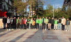 Bilecik'te Filistin'e destek yürüyüşü düzenlendi