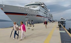 Bodrum'a 'Europa' kruvaziyeriyle 357 turist geldi