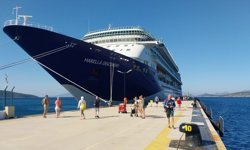 Bodrum'a 'Marella Discovery' kruvaziyeriyle 1752 turist geldi