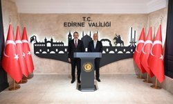 Bulgaristan Cumhuriyeti İçişleri Bakanı Dechev, Edirne Valisi Yunus Sezer'i ziyaret etti