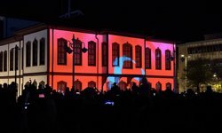 Çankırı'da 23 Nisan Ulusal Egemenlik ve Çocuk Bayramı mapping ve dron gösterisiyle kutlandı