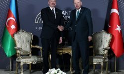 Cumhurbaşkanı Erdoğan, Azerbaycan Cumhurbaşkanı Aliyev ile görüştü