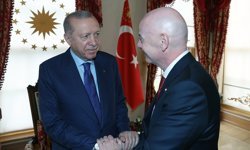 Cumhurbaşkanı Erdoğan, FIFA Başkanı Infantino'yu kabul etti