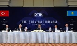 Cumhurbaşkanı Yardımcısı Yılmaz, Astana'da Dünya Türk İş Konseyi Toplantısı'nda konuştu: