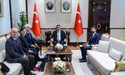 Cumhurbaşkanı Yardımcısı Yılmaz, İsviçre'nin Ankara Büyükelçisi Scheurer'i kabul etti