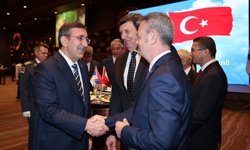 Cumhurbaşkanı Yardımcısı Yılmaz, 'Sırbistan Milli Günü Resepsiyonu'na katıldı: