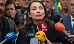 DEM Parti Eş Genel Başkanı Hatimoğulları, Ankara'da eylem yapan maden işçilerini ziyaret etti